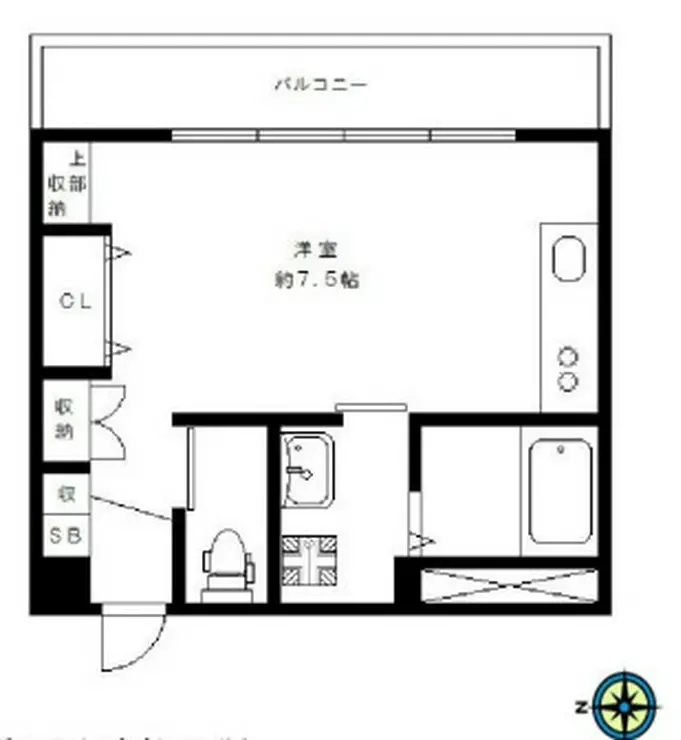 ハピネス三宿 2階階 間取り