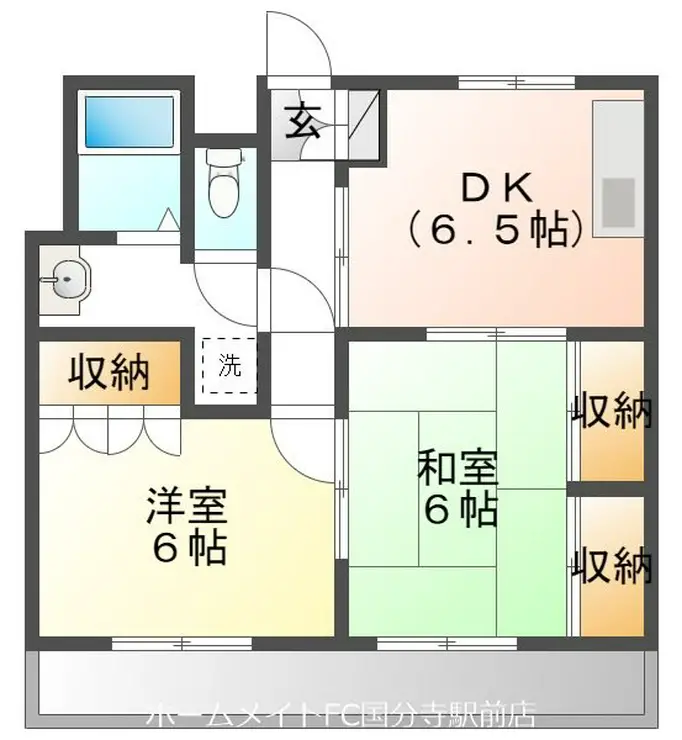 サンヴェール小平 2階階 間取り
