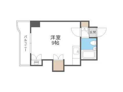 シティハイムN15A棟(ワンルーム/4階)の間取り写真