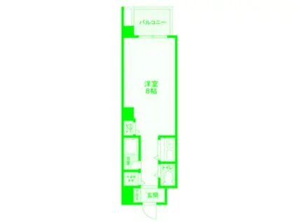 第20シグマビルディング関内(ワンルーム/3階)の間取り写真