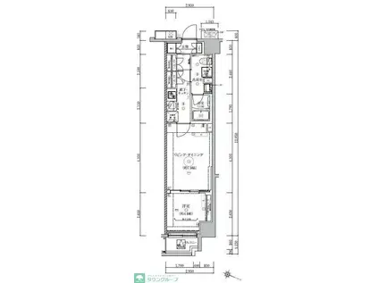 WEAVE BASE -ITABASHI HONCHO(2K/4階)の間取り写真