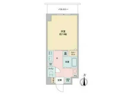 サン名駅南ビル(1K/11階)の間取り写真