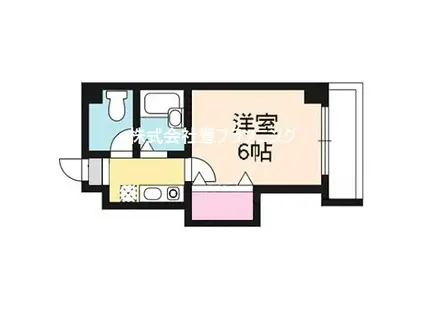 ニューポートマンション(1K/1階)の間取り写真