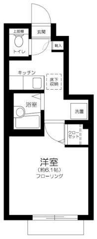 セレ板橋本町(1K/1階)の間取り写真