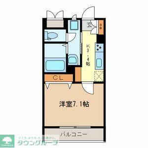 アレアデマン2 917680(1K/2階)の間取り写真