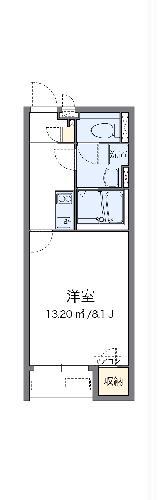 クレイノミカミ(1K/2階)の間取り写真