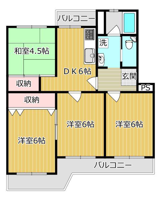 高槻塚原台ハイツ3号棟