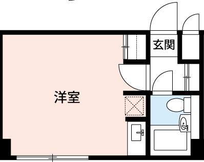 湯島アパートメントハウス(ワンルーム/3階)の間取り写真