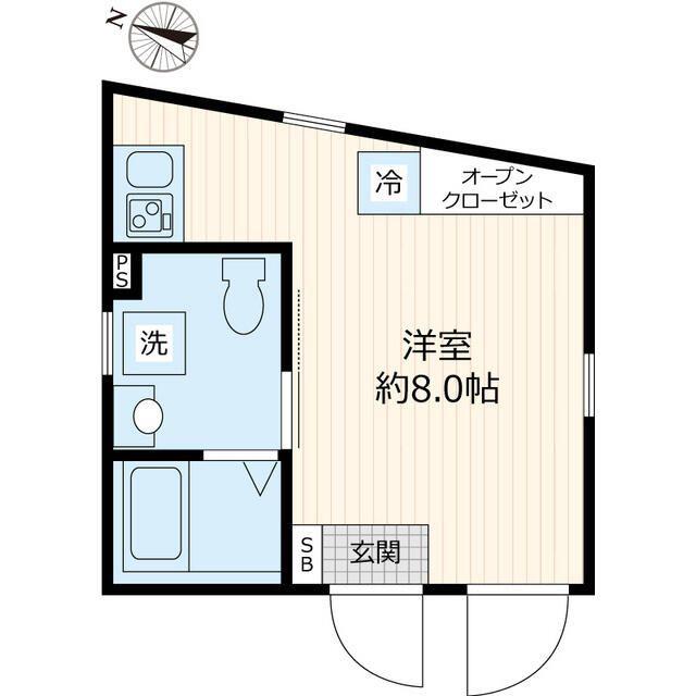 CELAVI MOTOHASUNUMA(ワンルーム/2階)の間取り写真