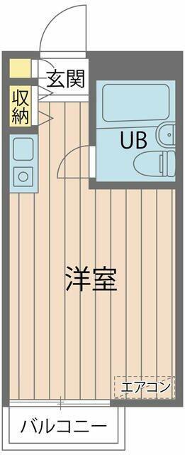 メゾン池袋(ワンルーム/5階)の間取り写真