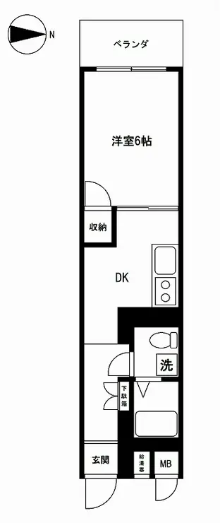 田無マーシャンハイツ 2階階 間取り