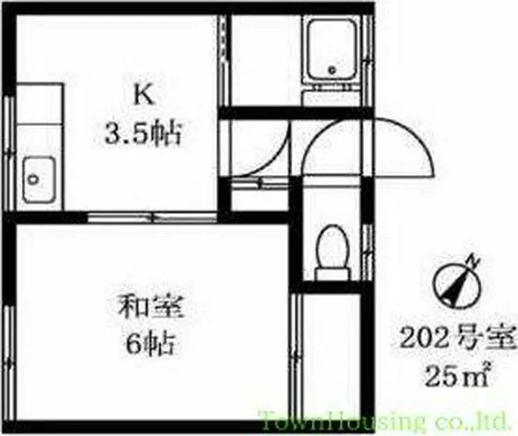 芙蓉荘 2階階 間取り