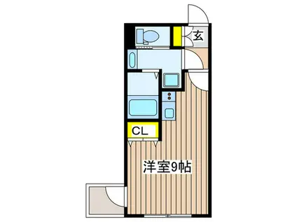 FIORE CASA・FUJISAWA(ワンルーム/2階)の間取り写真