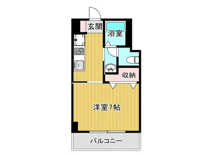 オアーゼ梅田東(1K/8階)の間取り写真