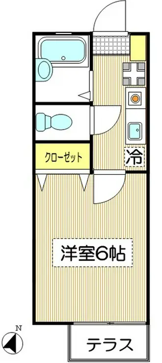 ラークハイネス 1階階 間取り