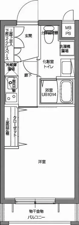 パティーナV代々木上原 3階階 間取り