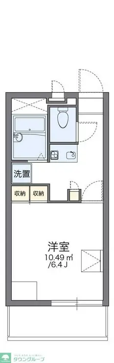 レオパレスJOY 1階階 間取り