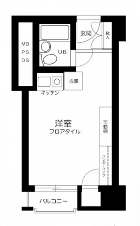 シャルマン文京千駄木 7階階 間取り