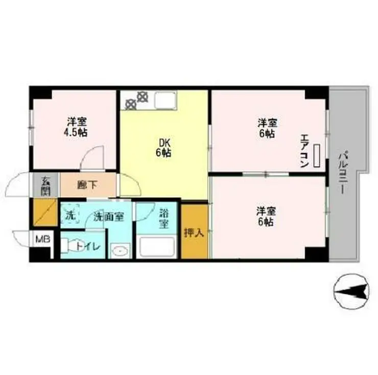 フローレンスMORITA 1階階 間取り