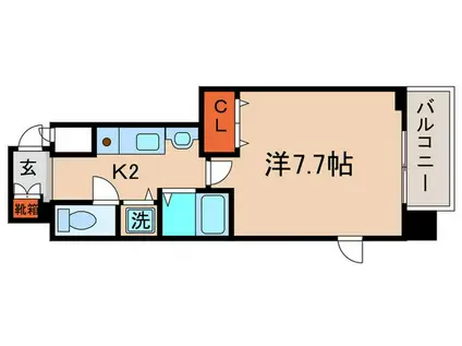 サムティ京都駅前(1K/10階)の間取り写真