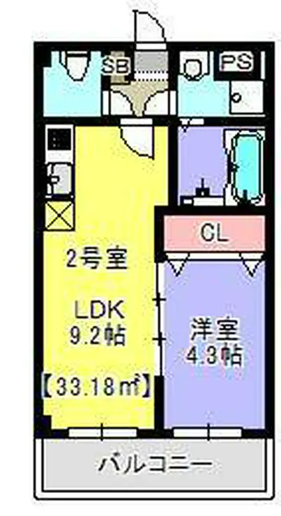 アルコバレーノ マクハリ 4階階 間取り