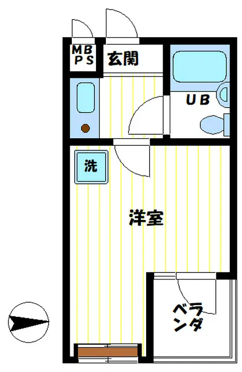 セントヒルズ・国立 4階階 間取り