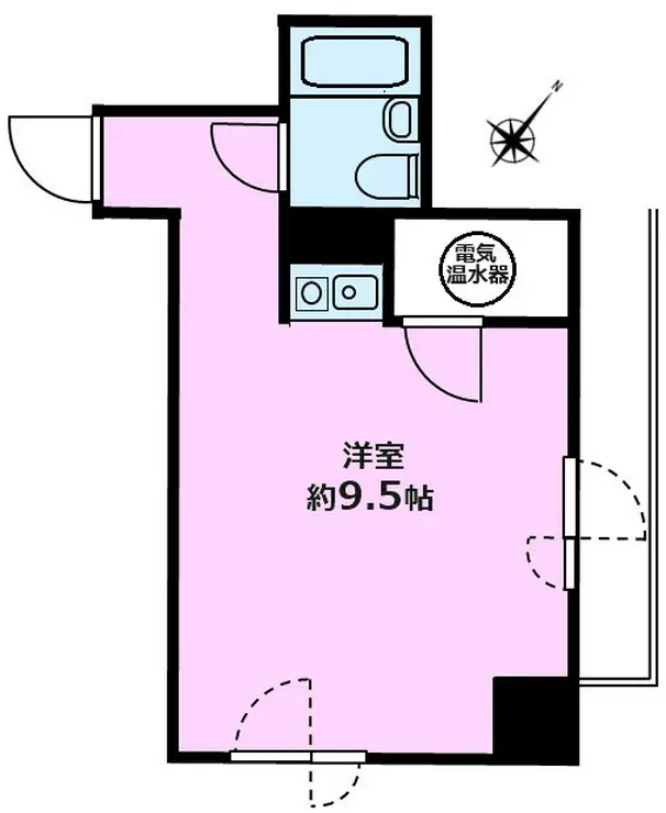 シャトレーイン横浜 3階階 間取り