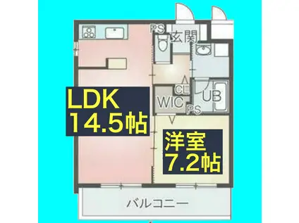 STAGE本山(1LDK/5階)の間取り写真