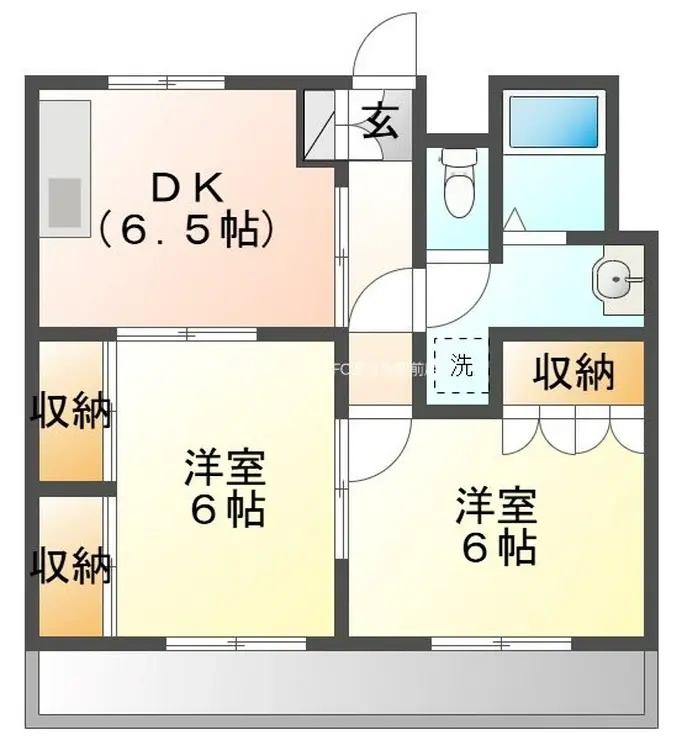 サンヴェール小平 2階階 間取り