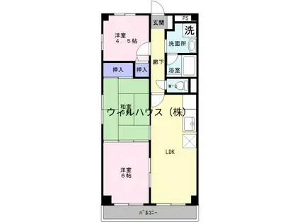 ルミエールマゴジ4(3LDK/3階)の間取り写真