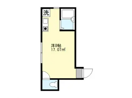 クレアモント荻窪(ワンルーム/1階)の間取り写真