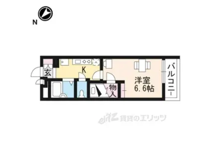 レオパレスボー ビラージュ(1K/3階)の間取り写真