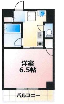ベハークリッヒハイム(1K/2階)の間取り写真