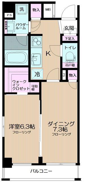 日神デュオステージ本所吾妻橋(1DK/2階)の間取り写真