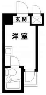 トップルーム品川第2(ワンルーム/9階)の間取り写真