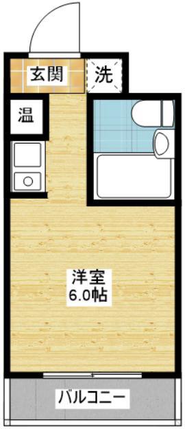 長谷川ビル矢田南(1K/4階)の間取り写真