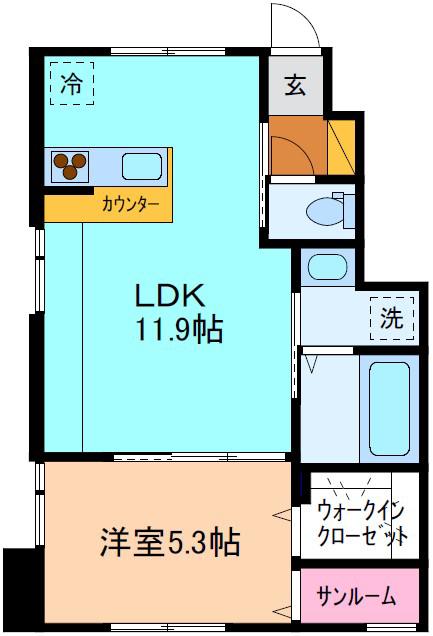 ＩＲいしかわ鉄道 小松駅 徒歩25分 2階建 新築(1LDK/1階)の間取り写真
