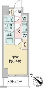 アステリ鶴舞テーセラ(1K/9階)の間取り写真