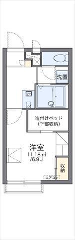 レオパレスシャクティ(1K/2階)の間取り写真