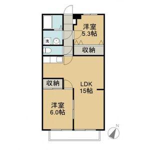 ラヴィーヌ水谷(3LDK/3階)の間取り写真