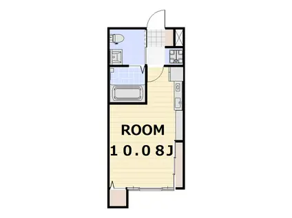 ルピナス(ワンルーム/1階)の間取り写真