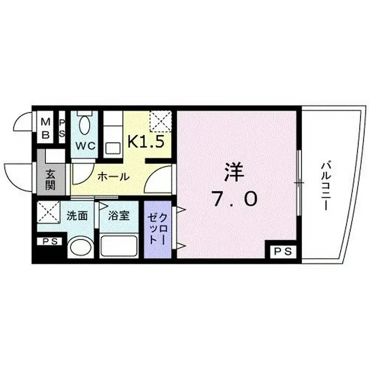カスティージョ 4階階 間取り