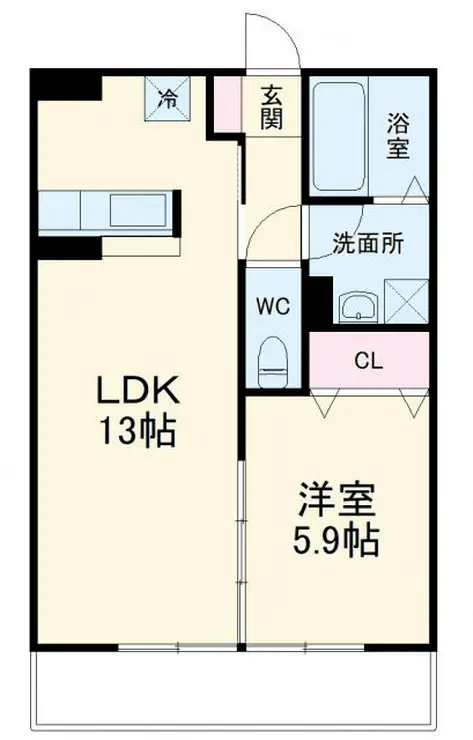 サントリニ宇田川 2階階 間取り