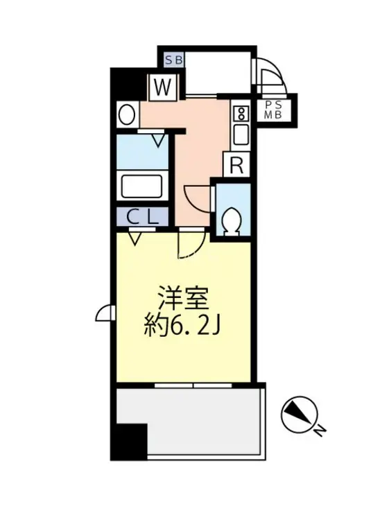 グランヴァン銀座東 4階階 間取り
