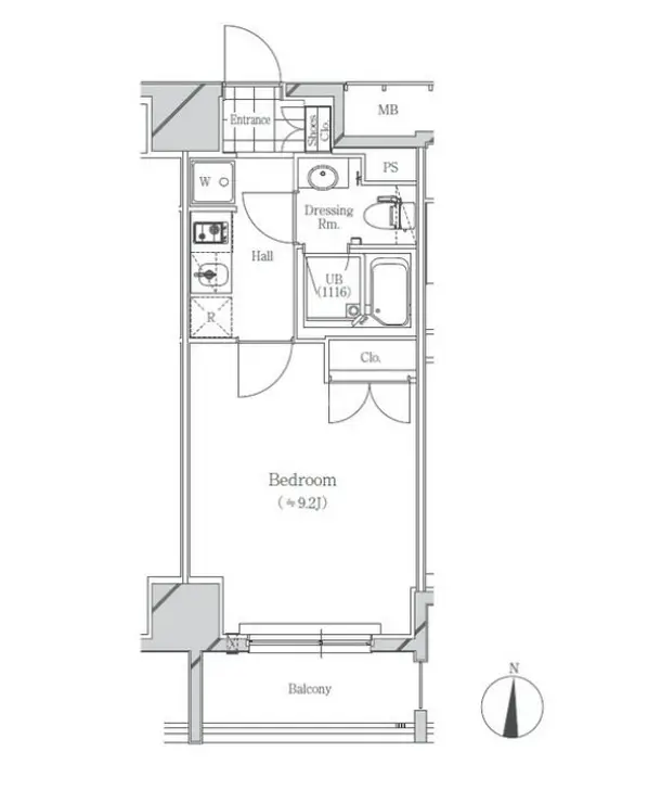 フトゥールス南麻布 7階階 間取り