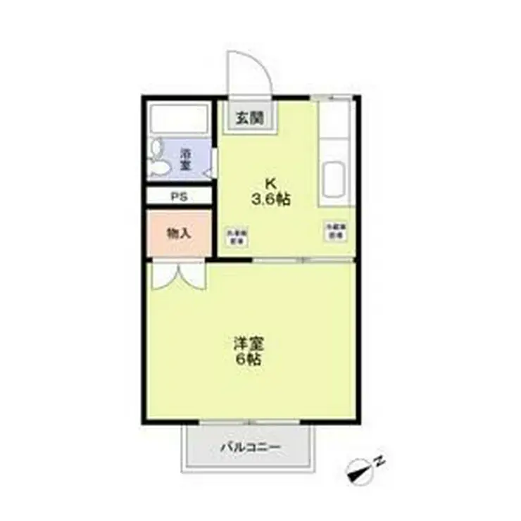 グリーンシャトル 2階階 間取り