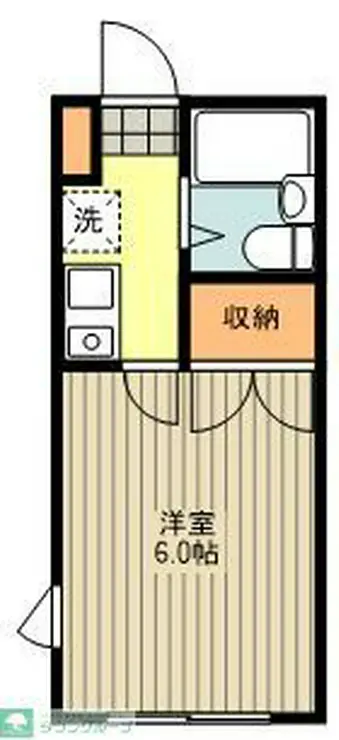 サンシャイン玉川 1階階 間取り