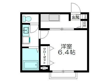 OAK SHIMOKITAZAWA(1K/2階)の間取り写真
