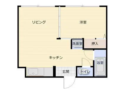 GRC OPUS MIYAKO(1LDK/5階)の間取り写真