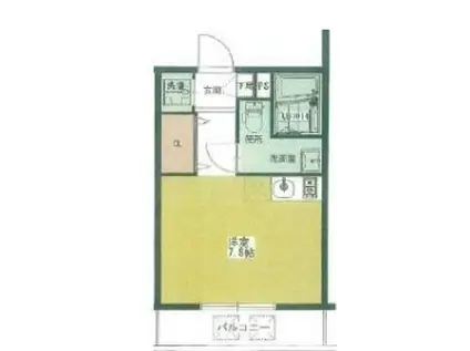 NCビル(ワンルーム/7階)の間取り写真